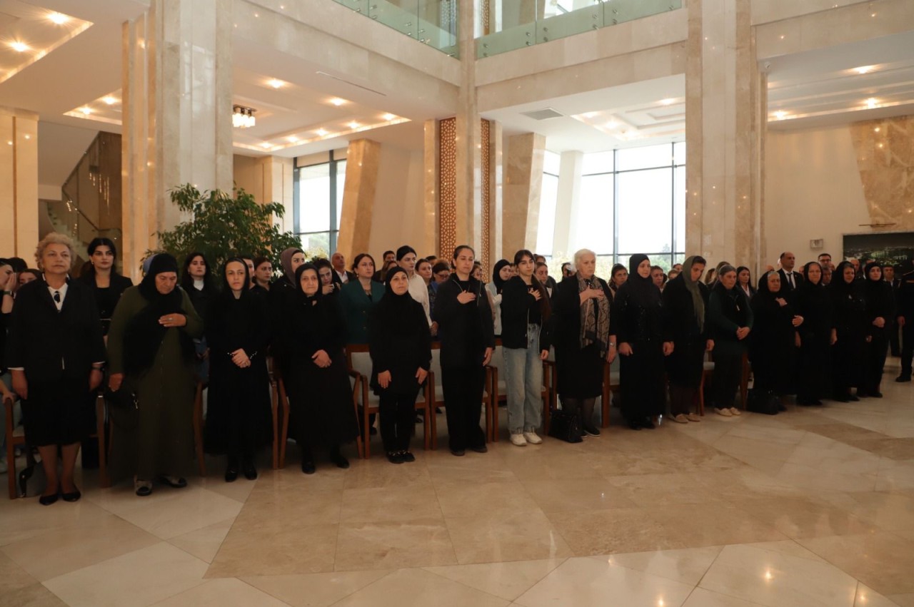 Neftçalada Anım Günü qeyd olunub - FOTOLAR